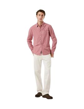 Pepe Jeans Camisa Colton Roja de cuadros