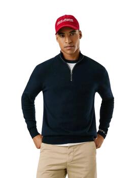 Pepe Jeans Jersey media cremallera Azul marino