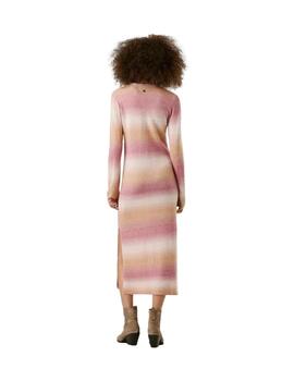 Pepe Jeans Vestido Colombe Rosa de rayas