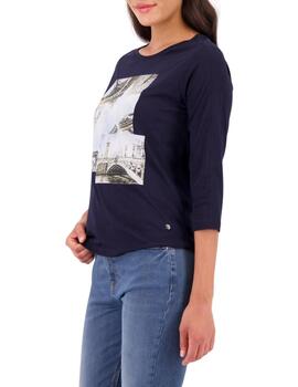Monari Camiseta Azul marino