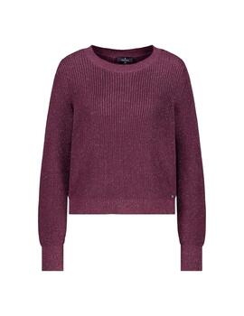 Monari Jersey Granate con brillos