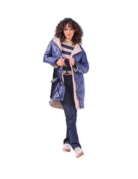 Monari Parka reversible Beige y Azul