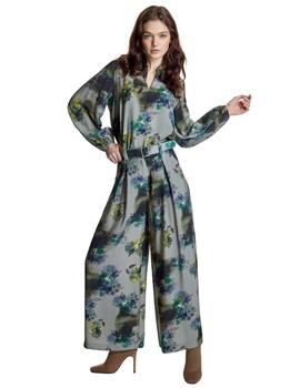 Alba Conde Blusa fluida con estampado floral