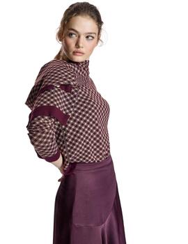 Alba Conde Jersey Burdeos