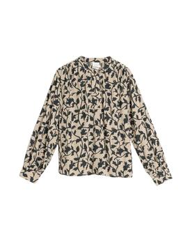 Indi & Cold Blusa cuello mao Beige