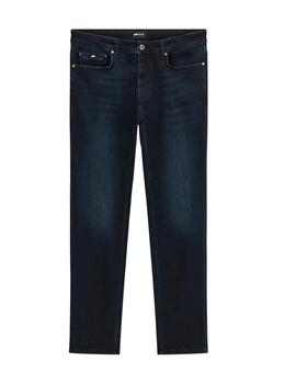 Gas Pantalones hombre Basic Dark Blu Straight fit