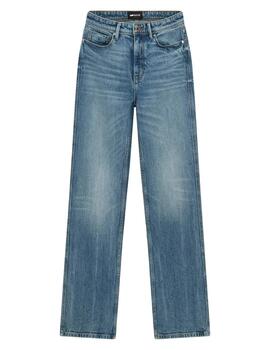 Gas Pantalones de mujer Stone Wash Med Bootcut