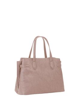 Valentino Bolso Shopping Pansy Beige