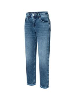 Mac Pantalones Straight Mid Blue Random