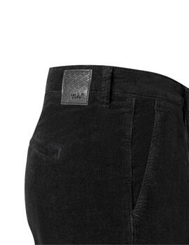 Mac Pantalones Chino Turn Up Black Ppt