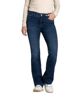 Mac Pantalones Dream Boot Cobalt Authentic Wash