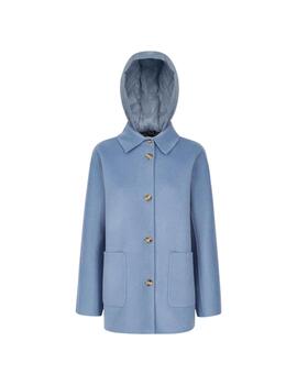 Geox Abrigo Rawelle Azul claro mujer