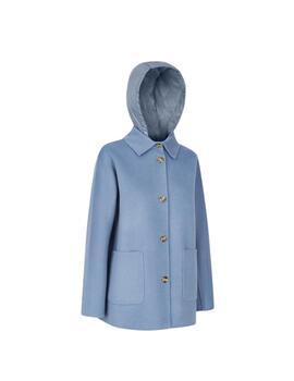 Geox Abrigo Rawelle Azul claro mujer