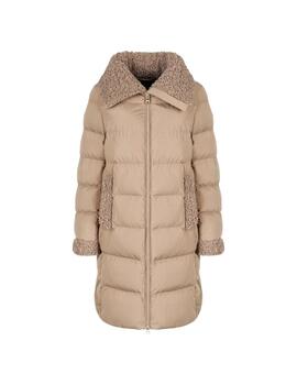 Geox Plumífero Vilde Beige mujer