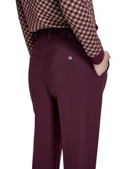 Alba Conde Pantalón Granate