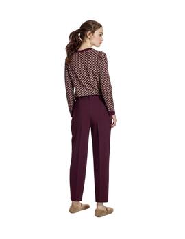 Alba Conde Pantalón Granate