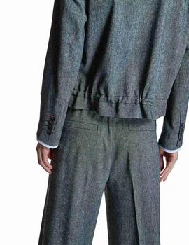 Alba Conde Chaqueta corta gris