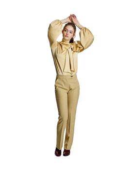 Alba Conde Blusa Amarilla