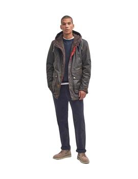 Barbour Chaqueta Game Parka Wax Verde