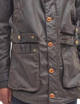 Barbour Chaqueta Game Parka Wax Verde