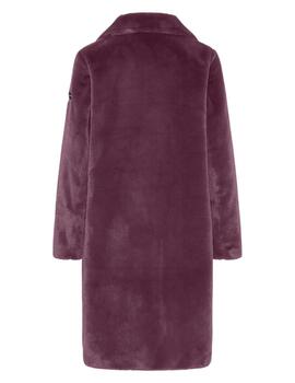 Frieda Abrigo de pelo Morado plum