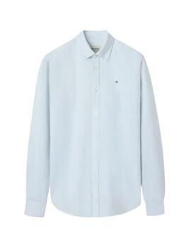 Silbon Camisa Sport Oxford Raqueta Rayas Verde