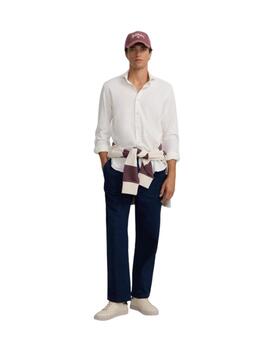 Silbon Camisa Sport Raqueta Estructura Blanco