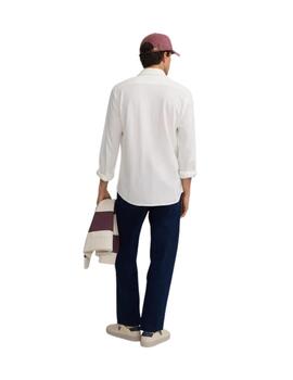 Silbon Camisa Sport Raqueta Estructura Blanco