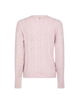 Markup Jersey trenzado Rosa