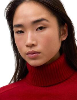 Ecoalf Jersey Punto Caqui Rojo Crimson