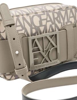 Armani Bolso pequeño Beige logotipado