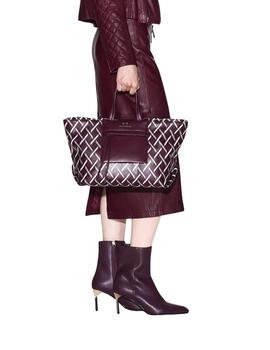 Armani Bolso de hombro Granate gráfico de diamante