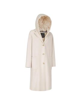 Geox Abrigo Largo Rawelle Beige claro mujer