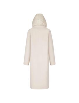 Geox Abrigo Largo Rawelle Beige claro mujer