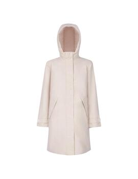 Geox Cazadora Hoara abx Beige claro mujer