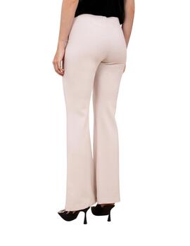 Anna Mora Pantalón Blanco de tiro medio