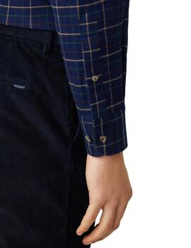 Hackett Camisa Azul marino con cuadros