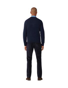 Hackett Jersey de lana cuello redondo Azul marino