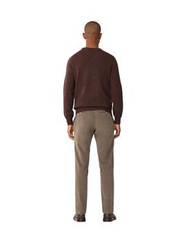Hackett Jersey de lana cuello redondo Marrón oscur