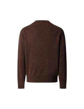 Hackett Jersey de lana cuello redondo Marrón oscur