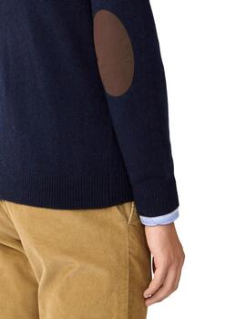 Hackett Cárdigan de lana cremallera completa Azul