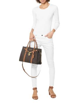 Bolso Michael Kors Nouveau Hamilton Marrón Para Mujer