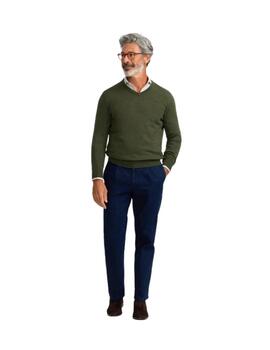 Silbon Jersey Classic Cuello Pico Verde