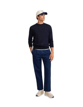 Silbon Jersey Classic Cuello Redondo Azul Marino