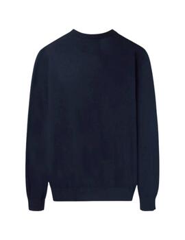 Silbon Jersey Classic Cuello Redondo Azul Marino