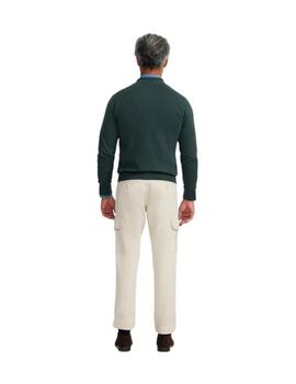 Silbon Cárdigan Classic Verde Oscuro
