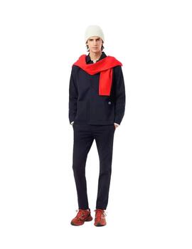 Lacoste Pantalón chino slim fit de algodón Marino