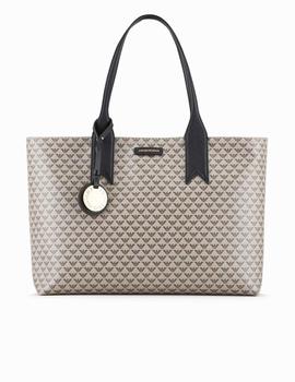 Bolso Emporio Armani Shopper Beige Para Mujer