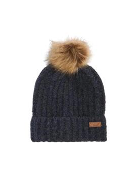 Barbour Bufanda y Gorro Saltburn Tartan rojo azul