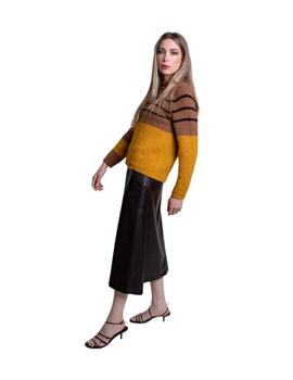 Pisonero Jersey Daniela Mostaza, camel, marrón
